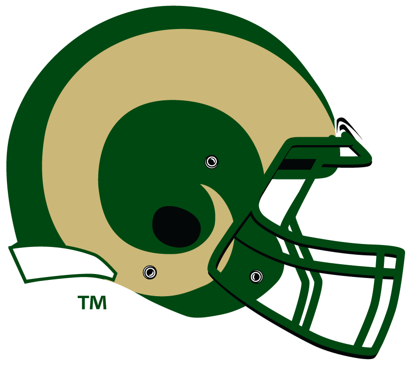 Colorado State Rams 2015-Pres Helmet Logo diy DTF decal sticker